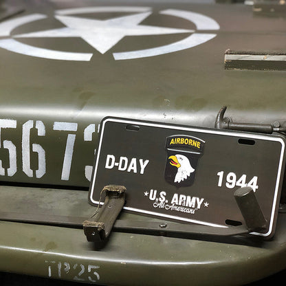 Nummernschild D-Day 1944 101st Airborne