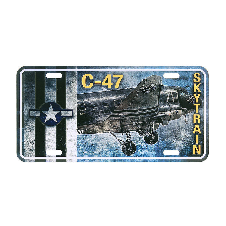 Nummernschild Metal C-47 Skytrain