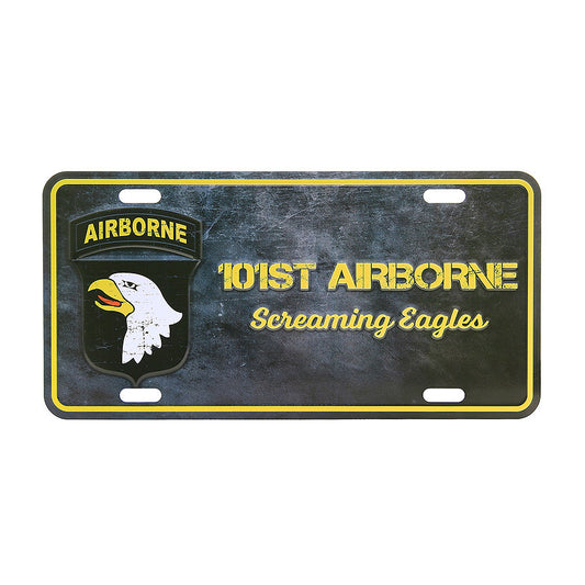 Nummernschild 101st Airborne Screaming Eagles