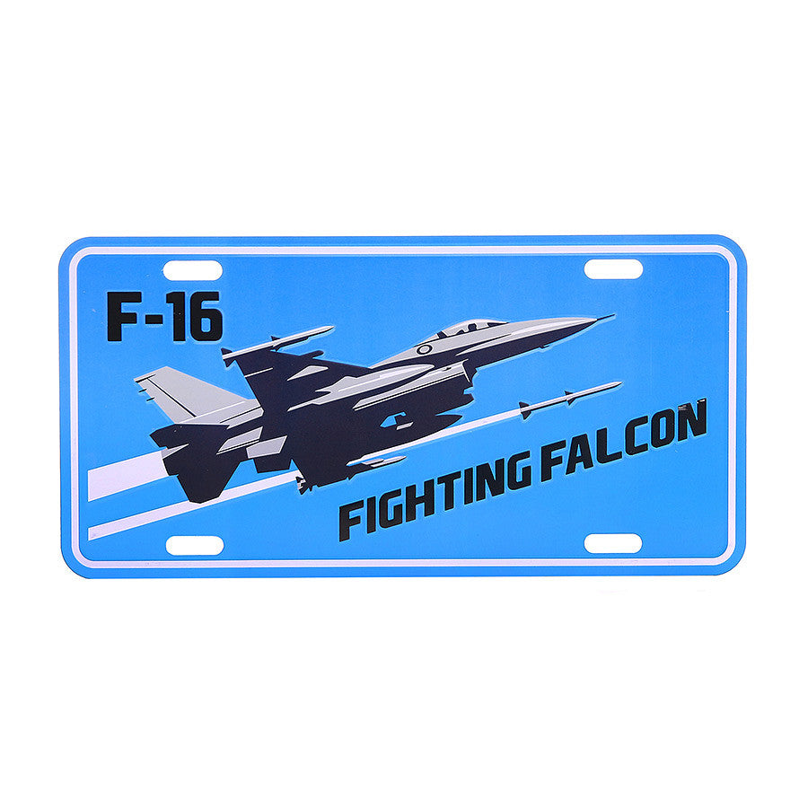 Nummernschild F-16 Fighting Falcon