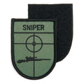 Emblem Stoff Sniper mit Klettband