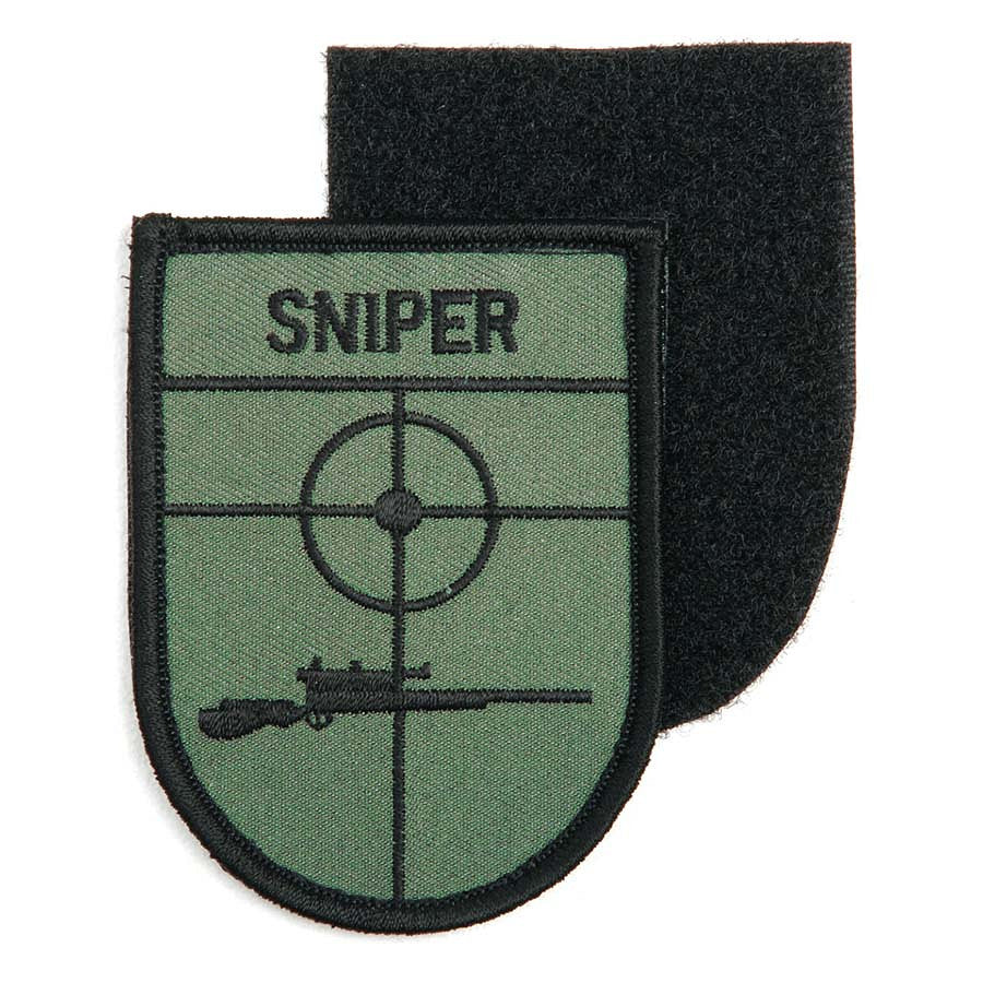Emblem Stoff Sniper mit Klettband