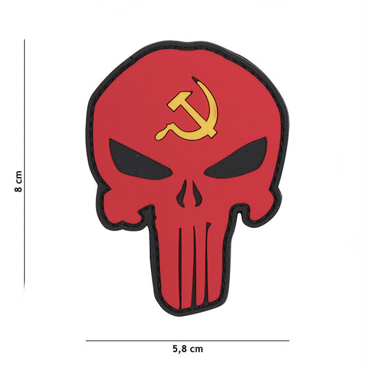 Rubber Patch Emblem 3D PVC Punisher div. Farben