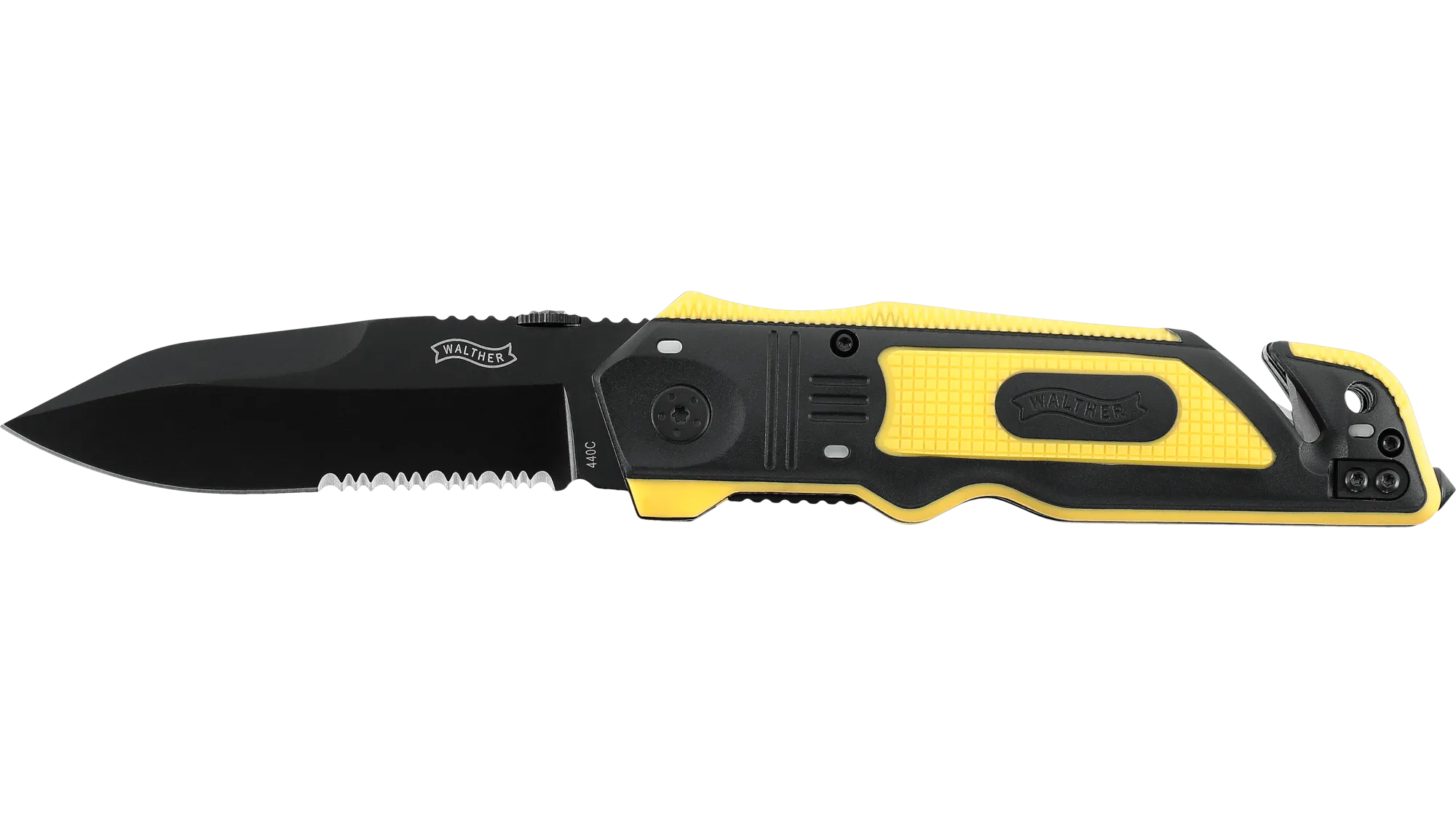Walther Emergency Rescue Messer Gelb