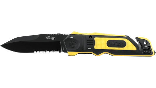 Walther Emergency Rescue Messer Gelb