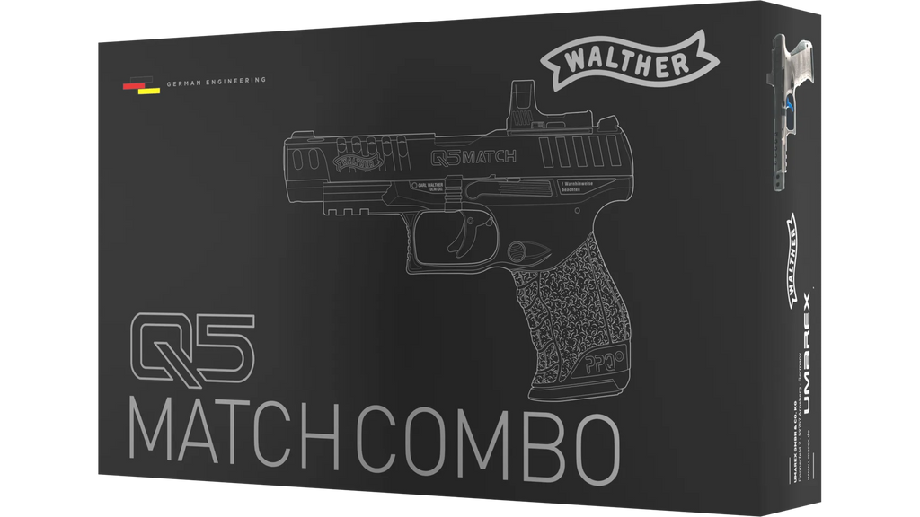 Walther Q5 Match Combo 5" Set Kal.4,5mm CO2