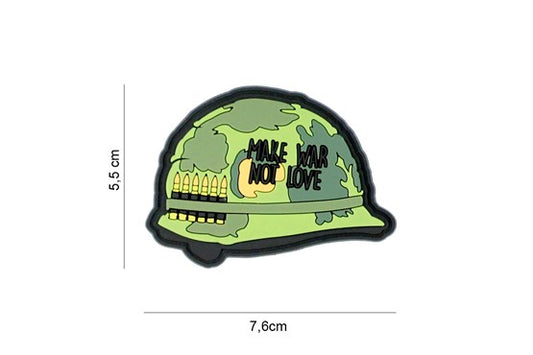 3D PVC Make war not love