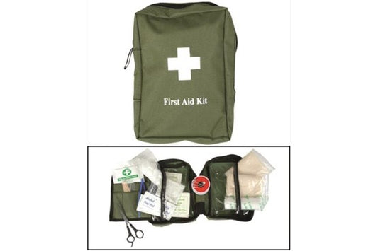 FIRST AID KIT LGE OLIV