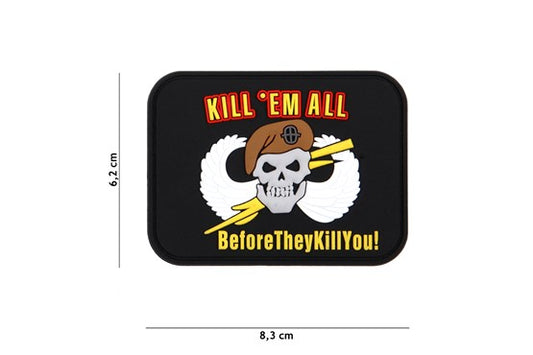 Emblem 3D PVC Kill 'em All