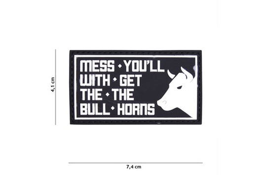 Bull Horns Rubber Patch
