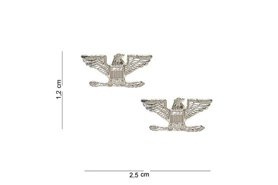 US Colonel Rang Emblem - 2Stk.