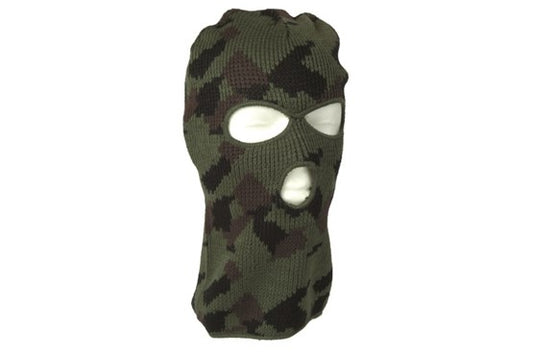 Balaclava 3-Loch Feinstrick - Div. Farben