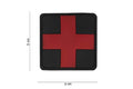 Medical Cross Rubber Patch