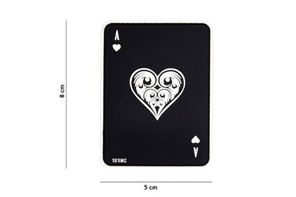 Herz As Rubber Patch - Div. Farben