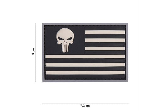 Punisher Flag Rubber Patch