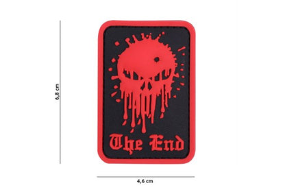Skull The End Rubber Patch - Div. Farben