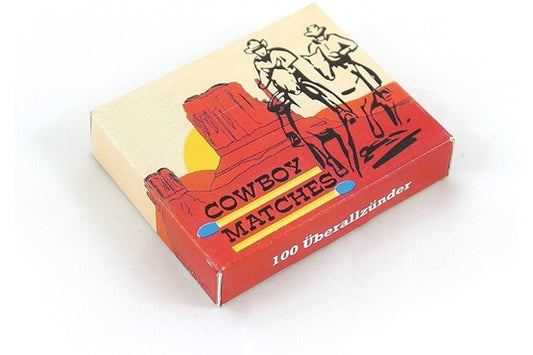 Mil-Tec Cowboy-Matches, Rot, 5 x 6.5 x 1.5 cm