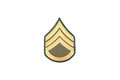 Rangabzeichen ´U.S. Army - Staff Sergeant´ neu