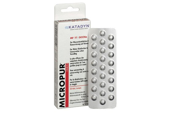 Katadyn, "Micropur Forte MF 1T", 100 Tabletten oder 50 Tabletten