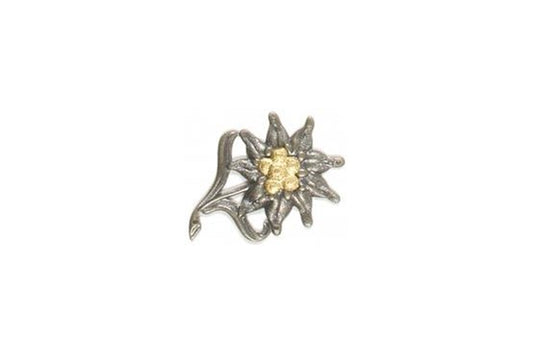 Mützenabzeichen orig. Bw Metall ´Edelweiß´ neu
