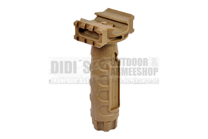 Railed Forward Grip in Schwarz / Desert