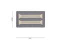 Patch 3D PVC Deutsche Insignien grau