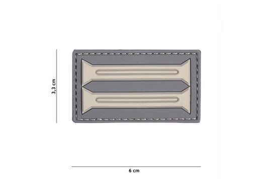Patch 3D PVC Deutsche Insignien grau