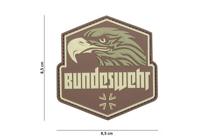 Patch 3D PVC Bundeswehr div.Farben