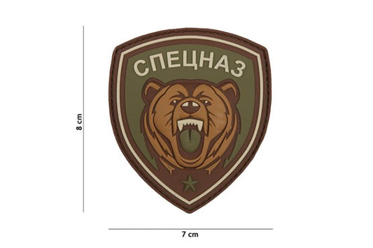 Spetsnaz Bär Rubber Patch div.Farben