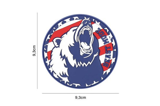 Patch 3D PVC Beast-Modus USA