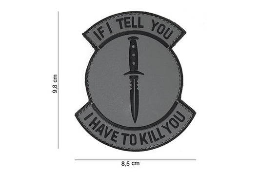 Emblem 3D PVC If I Tell You div.Farben