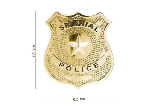 US Abzeichen Spezialpolizei gold