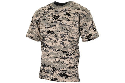 US T-Shirt, halbarm, digital div.Farben