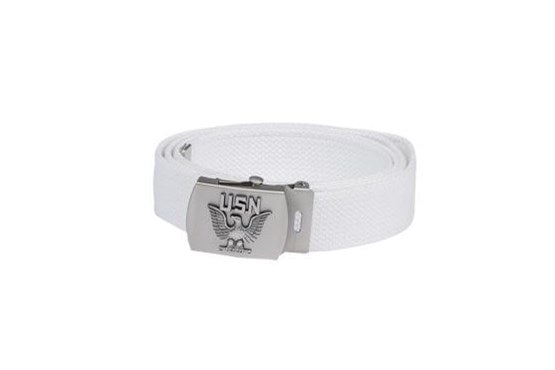 US HOSENGÜRTEL CO.M.SCHLOSS NAVY WEISS