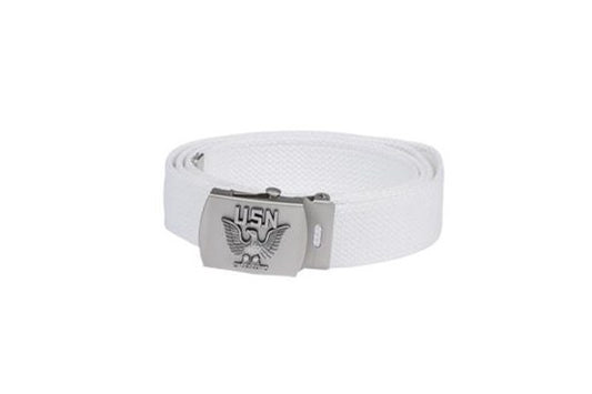 US HOSENGÜRTEL CO.M.SCHLOSS NAVY WEISS