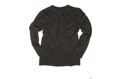 LANGARMSHIRT CO. Oliv/Schwarz