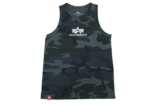 Alpha Industrie Tank Top Basic black camo