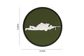 Rubber PVC Sniper grün rund Rubber