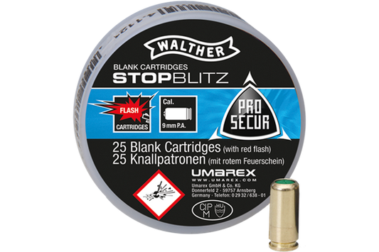Walther Stop Blitz 25-er, 9mm P.A.K