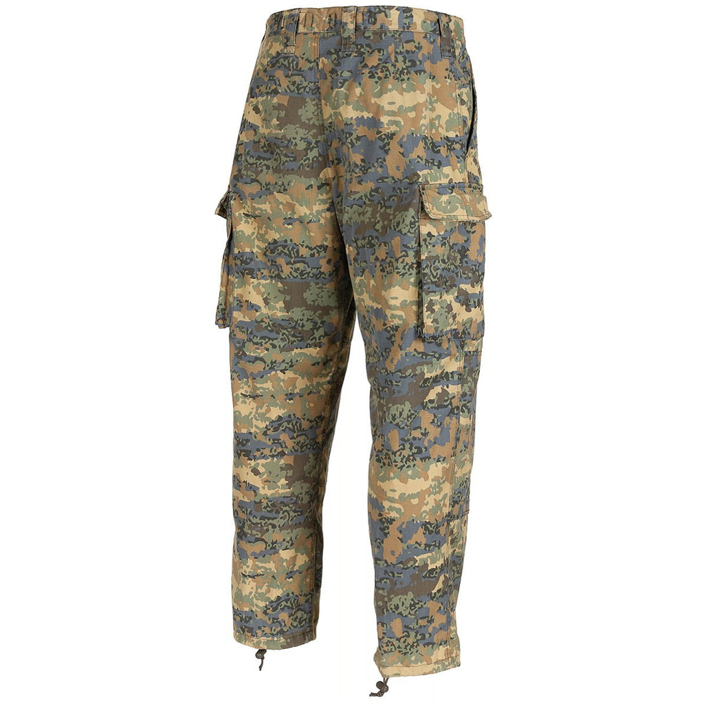 Österr. BH Kampfanzugshose, 03, Rip Stop, tarn, gebr.