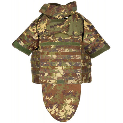 Ital. Schutzweste, NC4-09, vegetato, gebr.