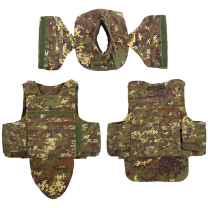 Ital. Schutzweste, NC4-09, vegetato, gebr.