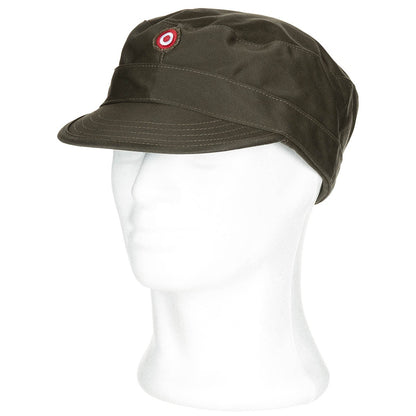 Österr. BH Kampfanzugskappe, "KAZ 03 Winter", oliv, gebr.