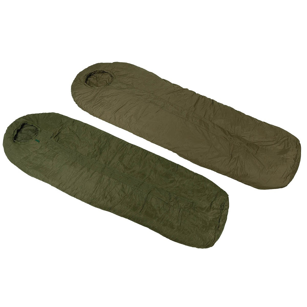 Österr. BH Schlafsack,, oliv, "Carinthia", gebr., repariert