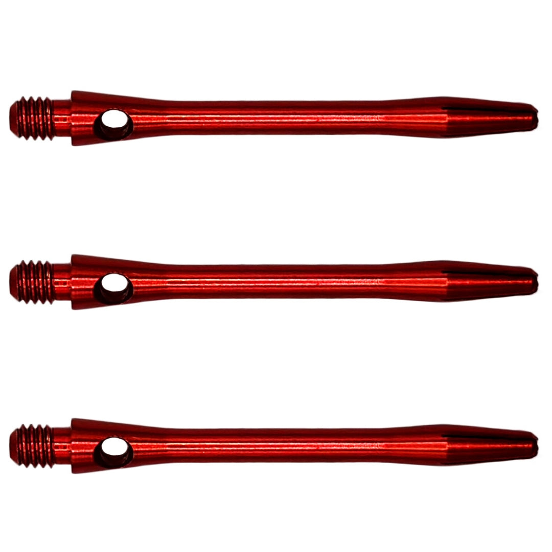 Shaft Alu medium ,ca.45 mm ,schwarz/silber/rot div.Farben