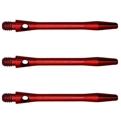 Shaft Alu medium ,ca.45 mm ,schwarz/silber/rot div.Farben