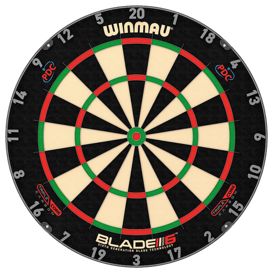 Dartboard Winmau Blade 6 Triple Core Carbon PDC