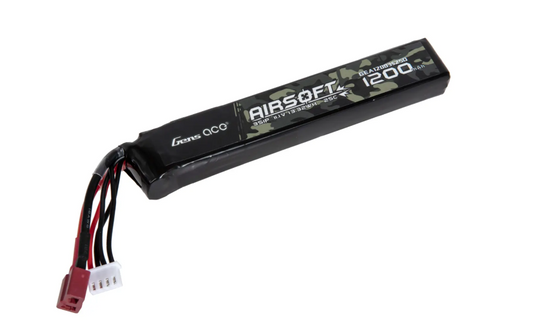 Li-Po Gens ace 25C 1200mAh 3S1P 11.1V battery - T Deans