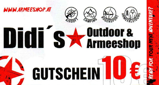 10,- Euro GUTSCHEIN