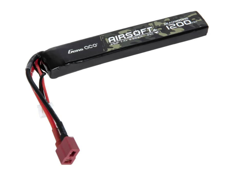 Li-Po battery Gens ace 25C 1200mAh 2S1P 7.4V